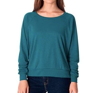 Blue/Green American Apparel Slouchy Sweater